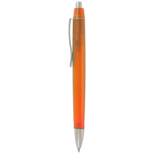 Notatnik A5 (kartki w linie)  z długopisem pomarańczowy V2387-07 (1)
