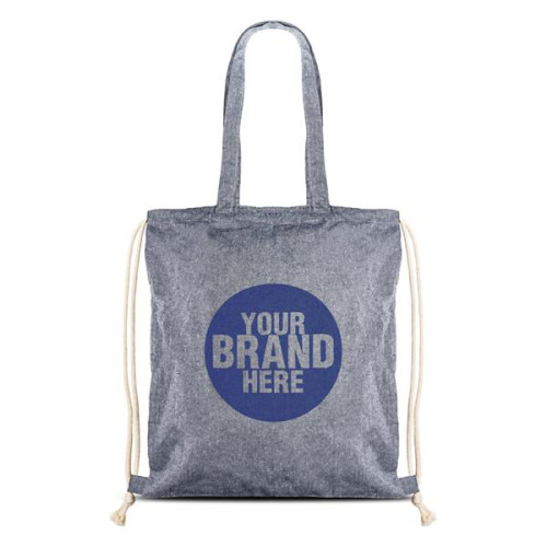 Plecak z recyklingowej bawełny 140 g / RecyPack Ciemnoszary IP31117596 (2)