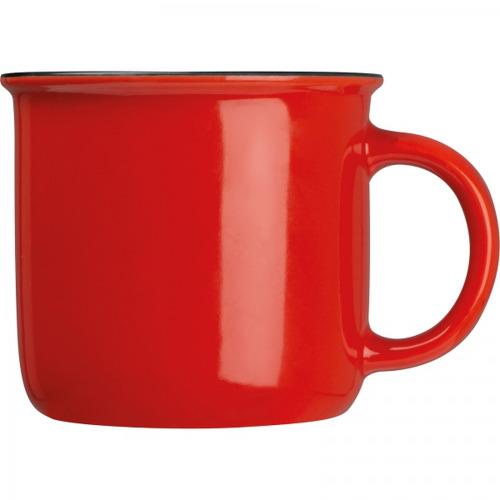Kubek ceramiczny 350 ml RAYMOND Czerwony 8084305 (2)