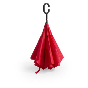 Odwracalny parasol czerwony