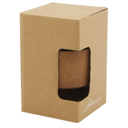 Lidan Szklany kubek o pojemności 360 ml z korkowym uchwytem i silikonową pokrywką Biały 10066501 (4)