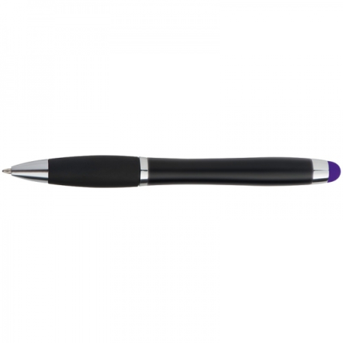 Długopis metalowy touch pen lighting logo LA NUCIA fioletowy 054012 (4)