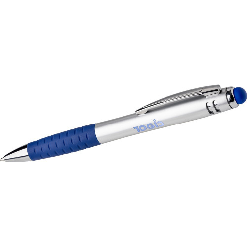 Długopis, touch pen z lampką granatowy V1796-04 (2)