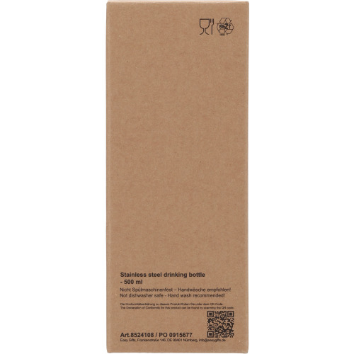 Butelka stalowa NEW YORK 500 ml Granatowy 524144 (12)