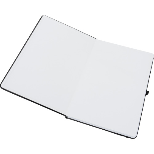 Notatnik A5 w linie z PU z recyklingu CLEO Czarny 2374803 (2)