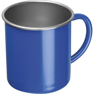 Kubek stalowy 350 ml TREZZO Niebieski