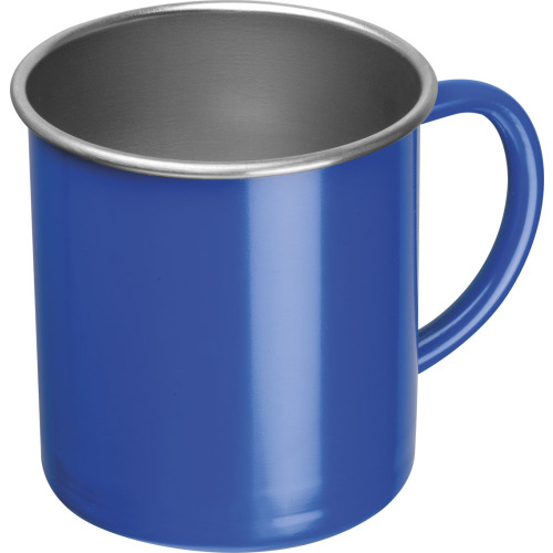 Kubek stalowy 350 ml TREZZO Niebieski 438004 