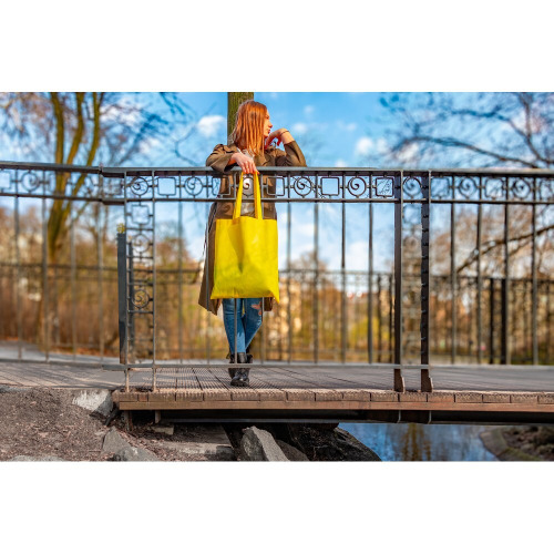 Torba RPET na zakupy | Rokia żółty VA128-08 (6)