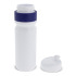 Bidon sportowy z obwódką  750ml Biały / ciemnoniebieski LT98786-N0110 (3) thumbnail