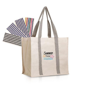 Płócienna torba z dnem i zamgnetycznym zapięciem / Moel