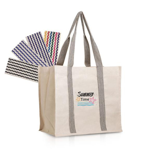 Płócienna torba z dnem i zamgnetycznym zapięciem / Moel Granatowy IP31114765 (1)