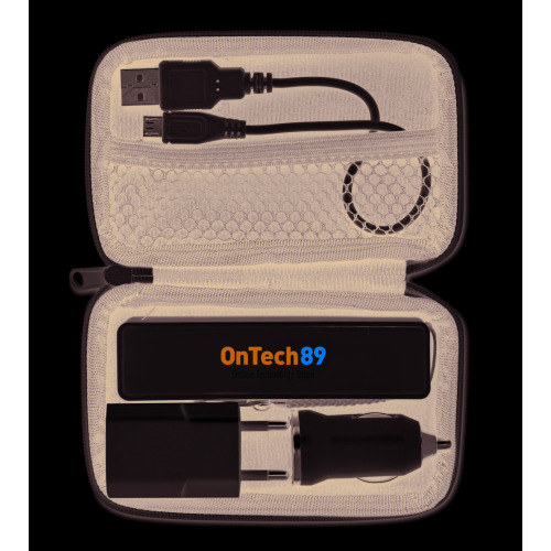Zestaw podróżny Powerbank Biały MO8412-06 (2)