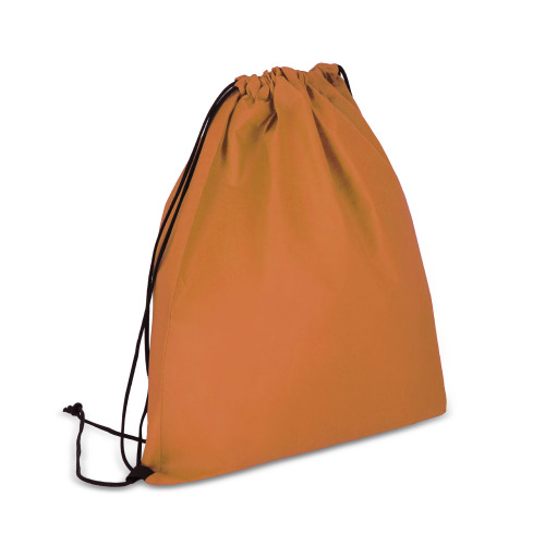 R-PET Worek ze sznurkiem z włókniny 38 x 42 cm 75 g/m² Pomarańczowy LT91321-N0026 
