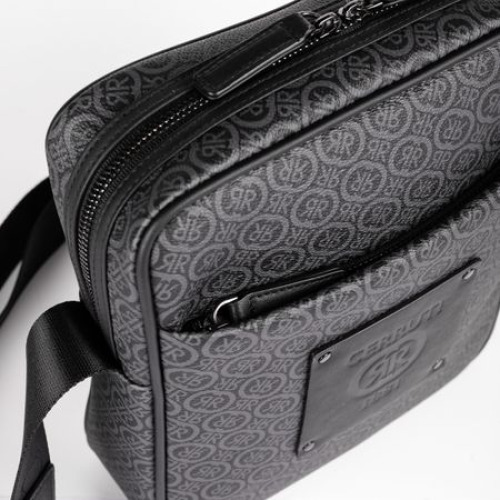 Torba reporterska Logomania Grey Szary NTR203J (4)