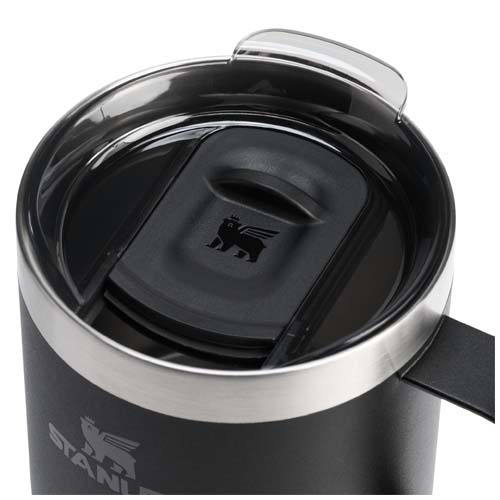 Kubek kempingowy Stanley Everyday 350 ml ze stali nierdzewnej Czarny 10094990 (4)