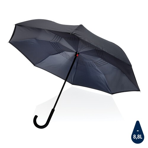 Odwracalny parasol 23" Impact AWARE rPET antracytowy P850.632 (7)
