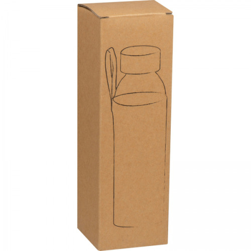 Butelka szklana z pokrowcem 500 ml CARLOTTA Przeźroczysty 6233566 (2)