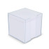 Blok 10x10x10cm w pudełku kostkowym Transparentny LT91763-N0004  thumbnail