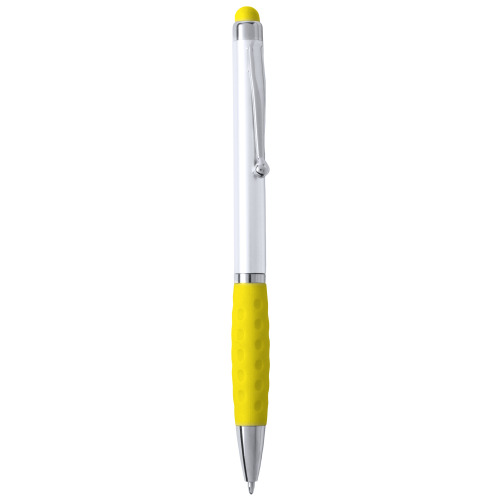 Długopis, touch pen żółty V1663-08 