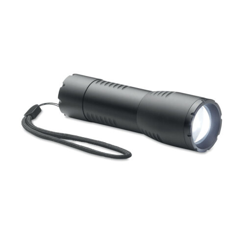 Mała aluminiowa latarka LED czarny MO6591-03 (2)