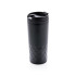 Geometryczny kubek termiczny 300 ml Czarny P432.361  thumbnail