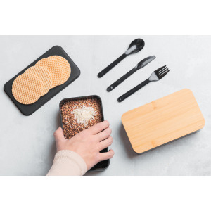 Lunch box 2x600 ml ze sztućcami PESCARA