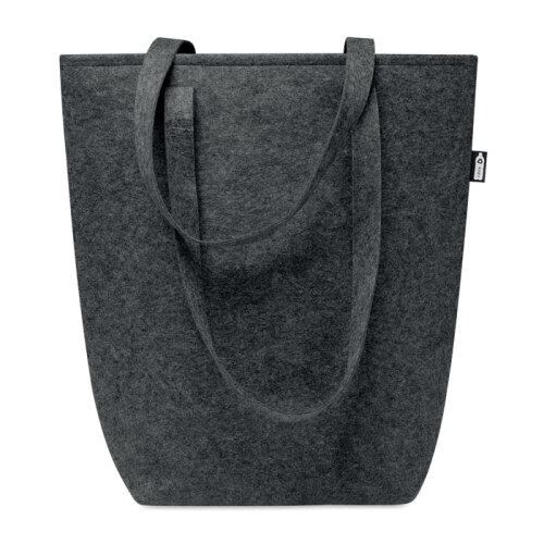Filcowa torba na zakupy RPET ciemno szary MO6185-15 (1)