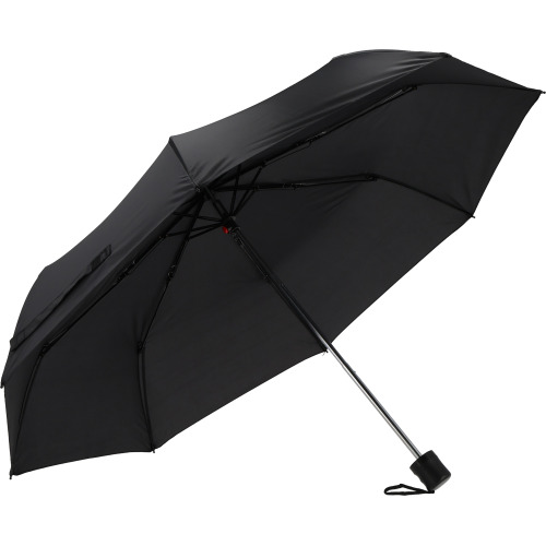 Parasol manualny rPET Ø98 cm NORTHAMPTON Czarny 433603 (1)
