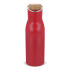 Butelka termiczna z pokrywą bambusową 500ml Ciemnoczerwony LT98900-N0020  thumbnail