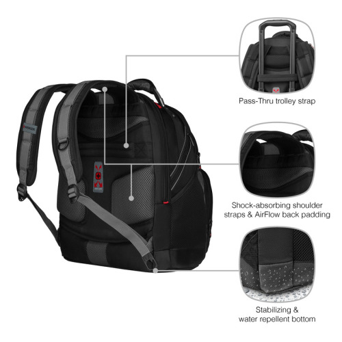 SYNERGY 16` computer backpack Szary W600635 (8)