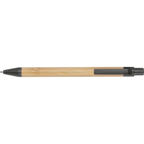 Długopis bambusowy Halle czarny 321103 (2)