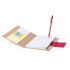 Zestaw do notatek, notatnik, karteczki samoprzylepne, długopis czerwony V2926-05 (1) thumbnail