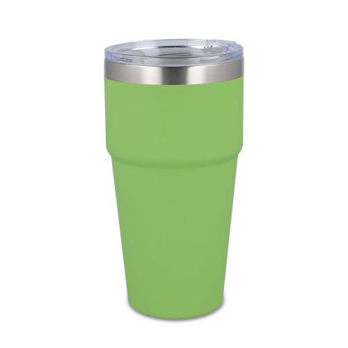 T-ceramiczny kubek do samochodu o miękkim dotyku 500ml Jasnozielony LT98729-N0032 