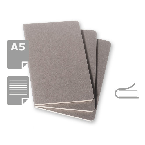Zeszyt MOLESKINE Cahier Journal ok. A5 Szary VM022-19 