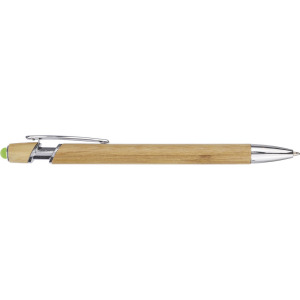 Bambusowy długopis, touch pen Zielony