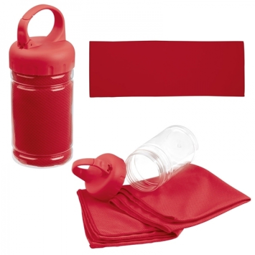 Ręcznik sportowy SPORTY czerwony 088405 (4)