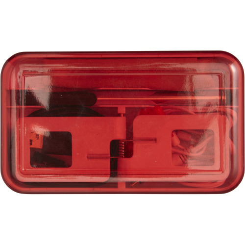 Touch pen, ściereczka, kabel USB, słuchawki czerwony V9884-05 (1)
