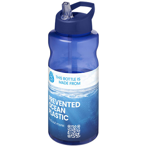 H2O Active® Eco Big Base bidon o pojemności 1 litra z wieczkiem z dzióbkiem Niebieski 21017952 (1)