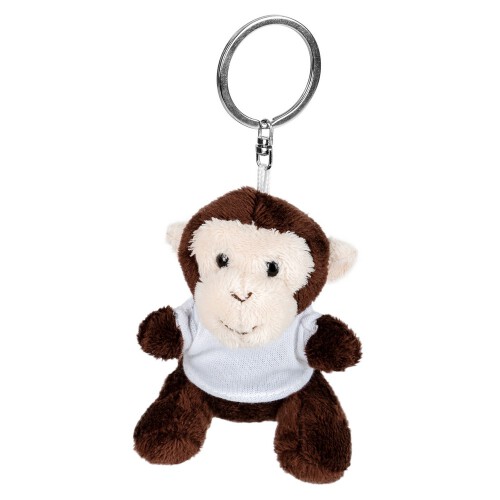 Karly, pluszowa małpa, brelok brązowy HE732-16 