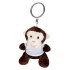 Karly, pluszowa małpa, brelok brązowy HE732-16  thumbnail