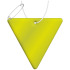 RFX™ reflective odblaskowa zawieszka z PVC, odwrócony trójkąt Neonowy żółty 1PR11413  thumbnail