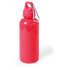 Bidon, butelka sportowa 600 ml z karabińczykiem czerwony V8439-05  thumbnail