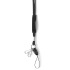 Smycz reklamowa, przywieszka do telefonu Czarny V4099-03  thumbnail