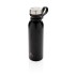 Próżniowa butelka sportowa 600 ml z silikonowym uchwytem czarny P436.711 (5) thumbnail