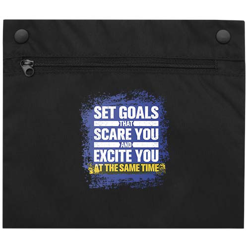 Kai okrągła torba na zakupy z recyklingu z certyfikatem GRS Czarny 12071390 (1)