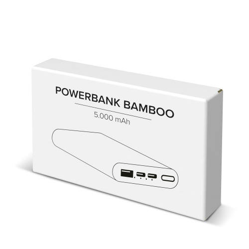 Powerbank Bamboo 5000 mAh Naturalny LT95513-N0094 (5)
