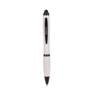 Ekologiczny długopis, touch pen beżowy