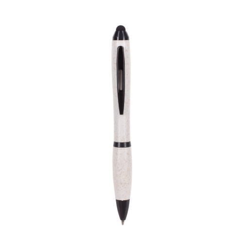 Ekologiczny długopis, touch pen beżowy V1933-20 