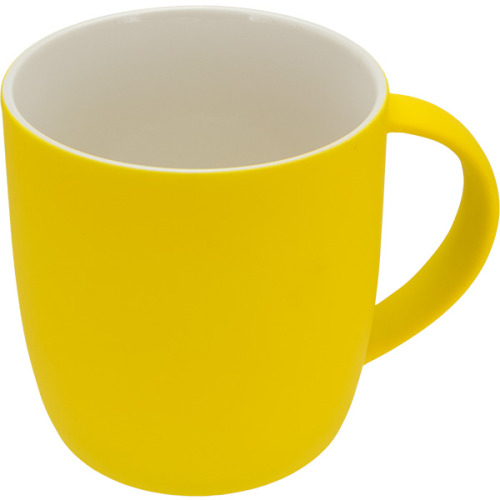 Kubek ceramiczny soft touch 300 ml ULF żółty 8065408 