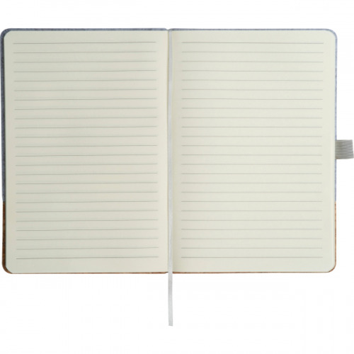 Notatnik A5 w linie RPET TERESA Szary 2447207 (6)